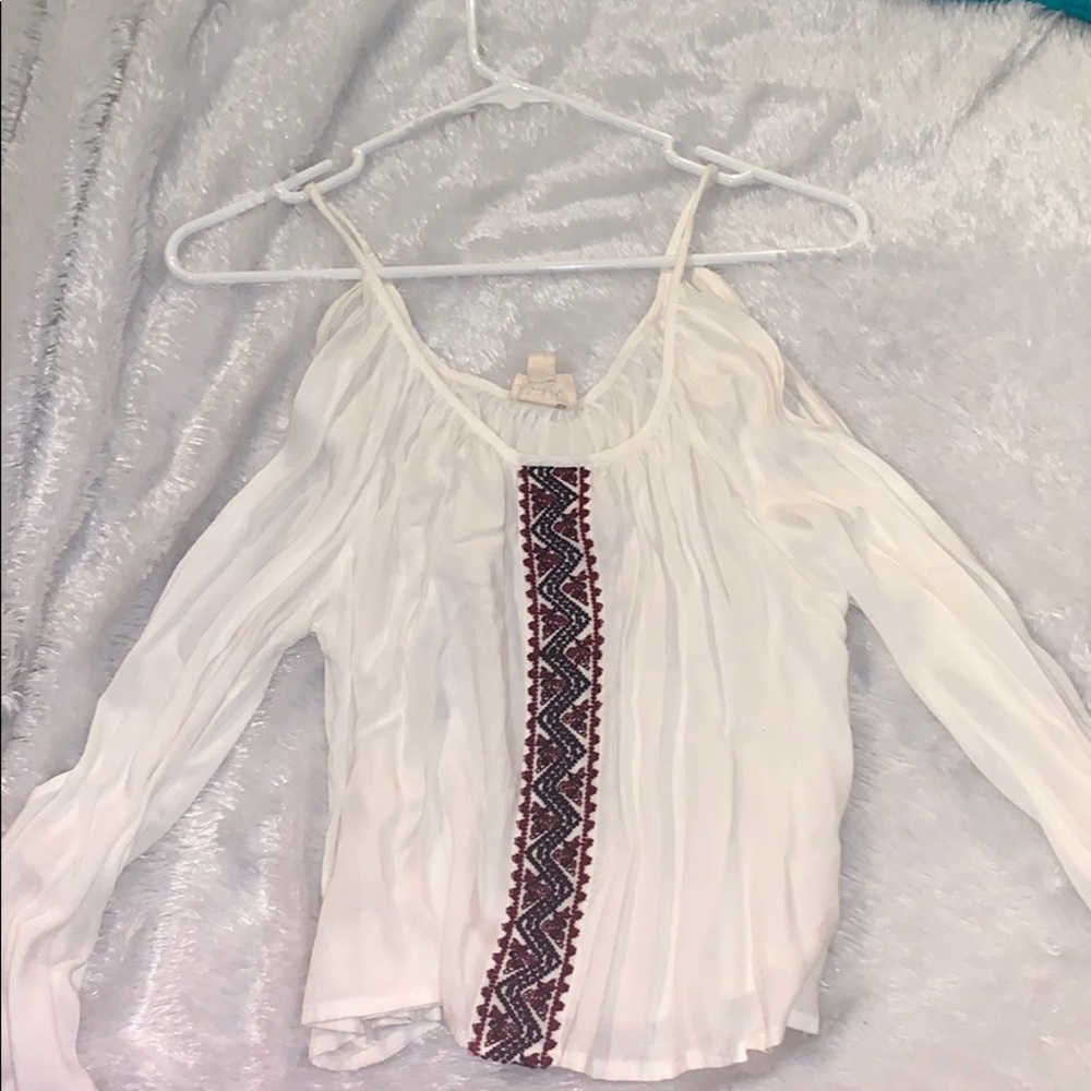 Beautiful off the shoulder crop top